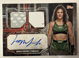 Topps 2025 UFC Knockout Maria Godinez Gonzalez Tier One Dual Patch Auto 103/199!